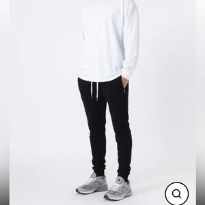 new Zanerobe ORGO SURESHOT FLEECE JOGGER - BLACK